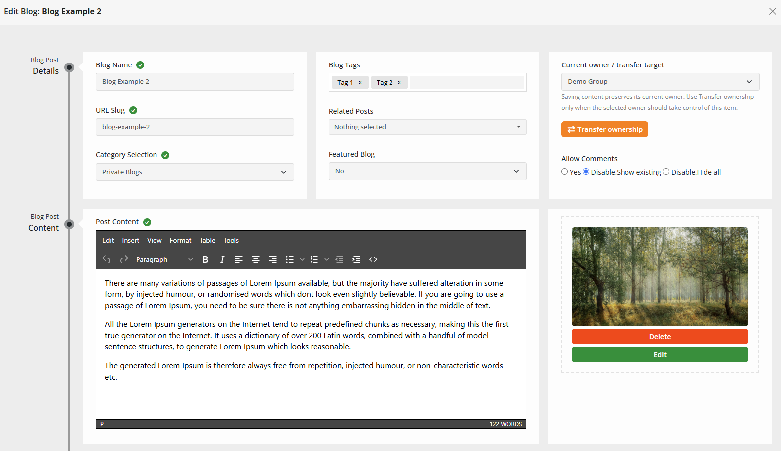 Webteic Finished article or News listing using the Webteic.com theme